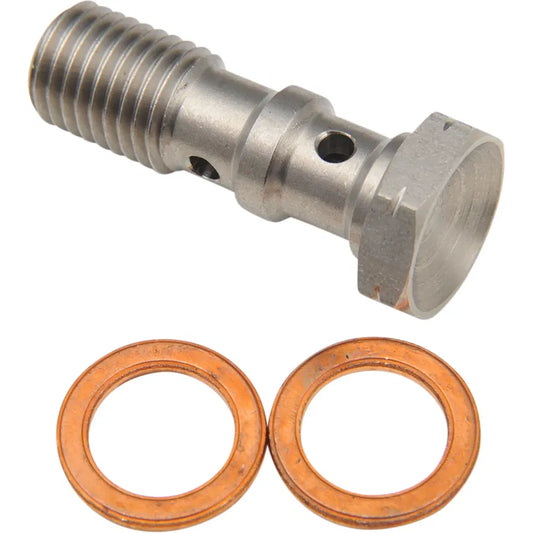 Banjo Bolt - 10mm x 1.25 - Double - Stainless Steel