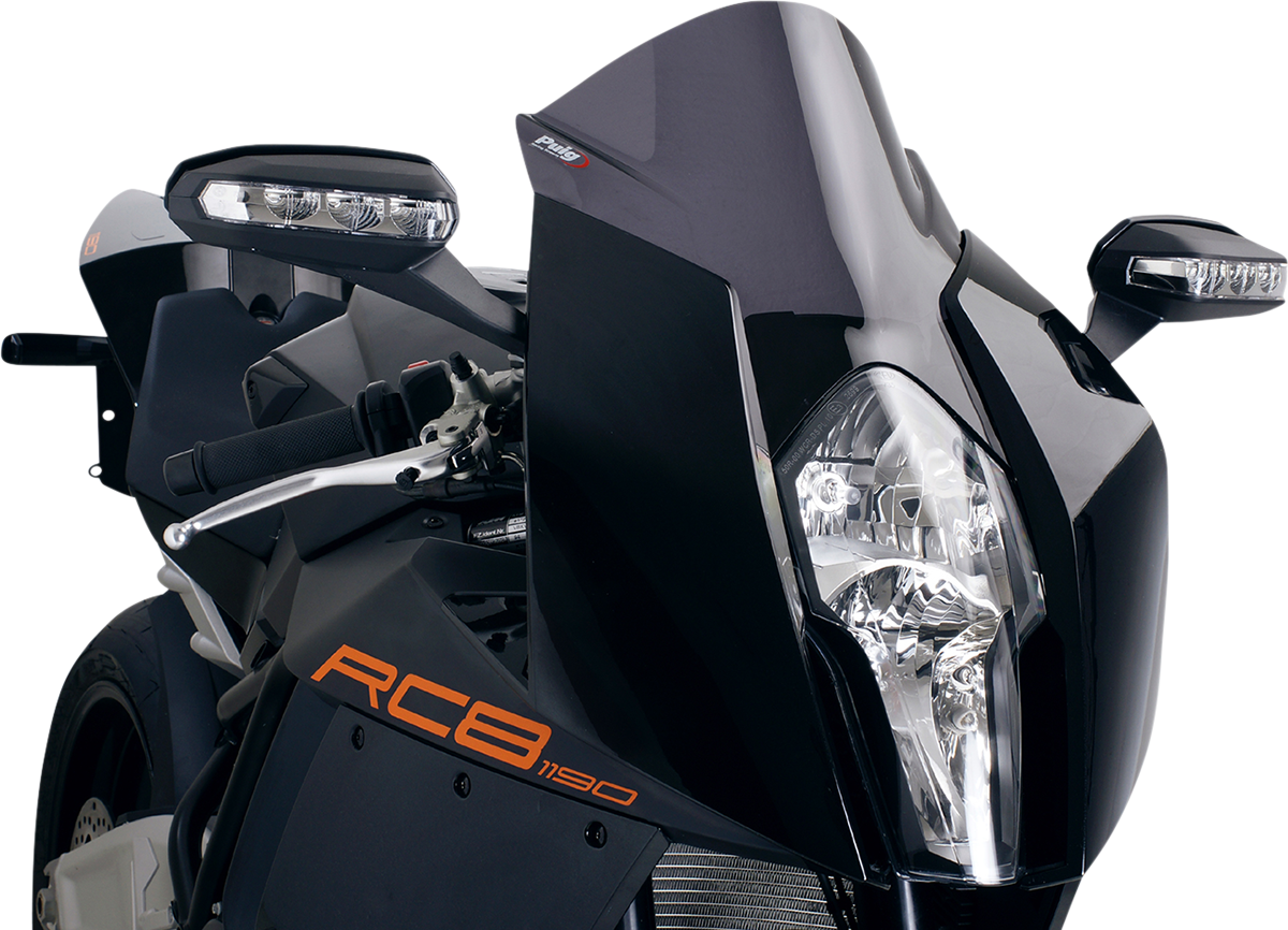 Parabrisas Z-Racing - Parabrisas de carrera - 14-1/2" - Ahumado oscuro - RC8