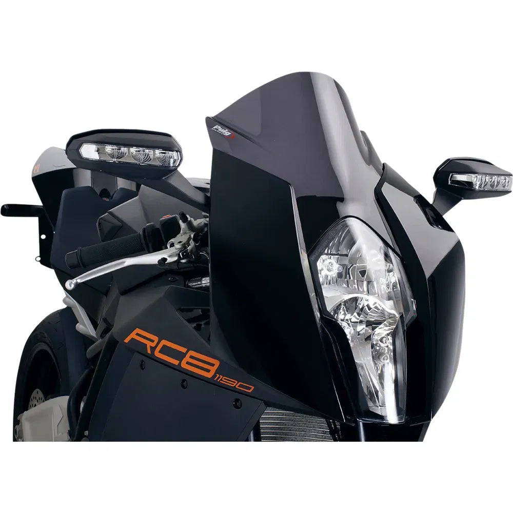 Parabrisas Z-Racing - Parabrisas de carrera - 14-1/2" - Ahumado oscuro - RC8