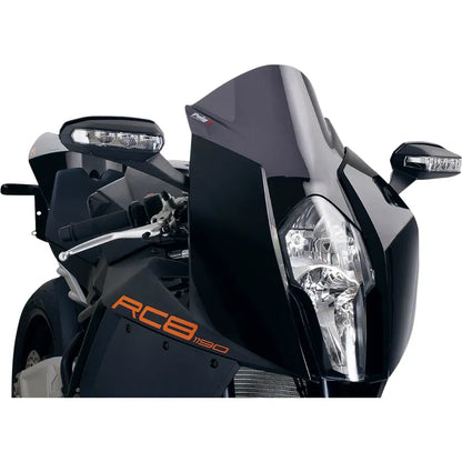 Parabrisas Z-Racing - Parabrisas de carrera - 14-1/2" - Ahumado oscuro - RC8