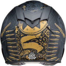 Casco Z1R Warrant Sombrero - Black/Gold