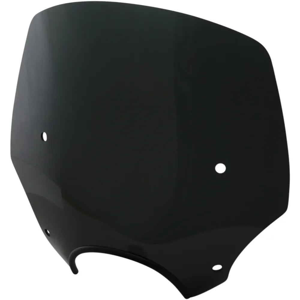 El Paso Windshield - 15" - 7" Headlight Cutout - Dark Black Smoke