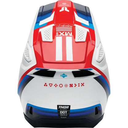 Casco fleet defy blanco/rojo/azul