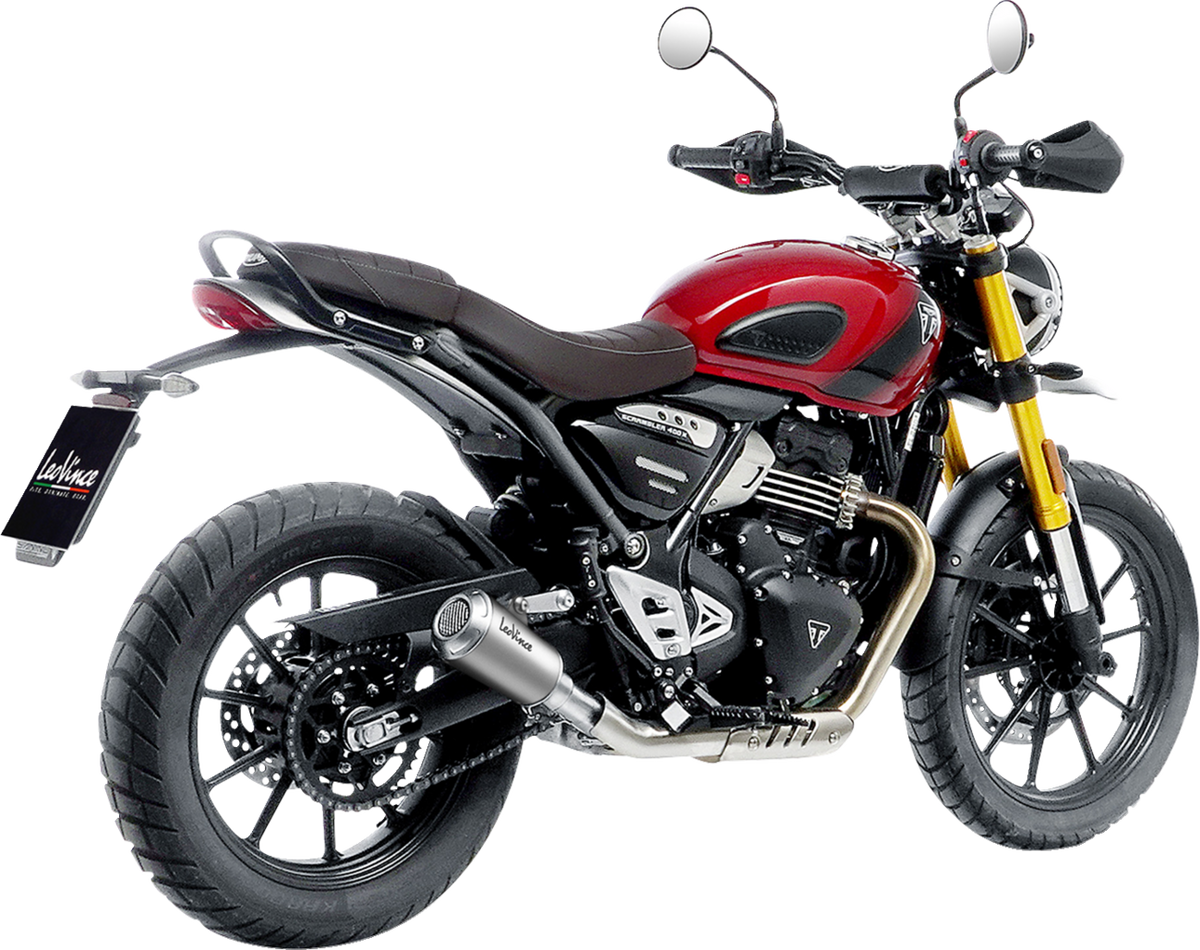 Silenciador deslizante LV-10 - Silenciador deslizante LV-10 - Acero inoxidable - Scrambler/Speed 400