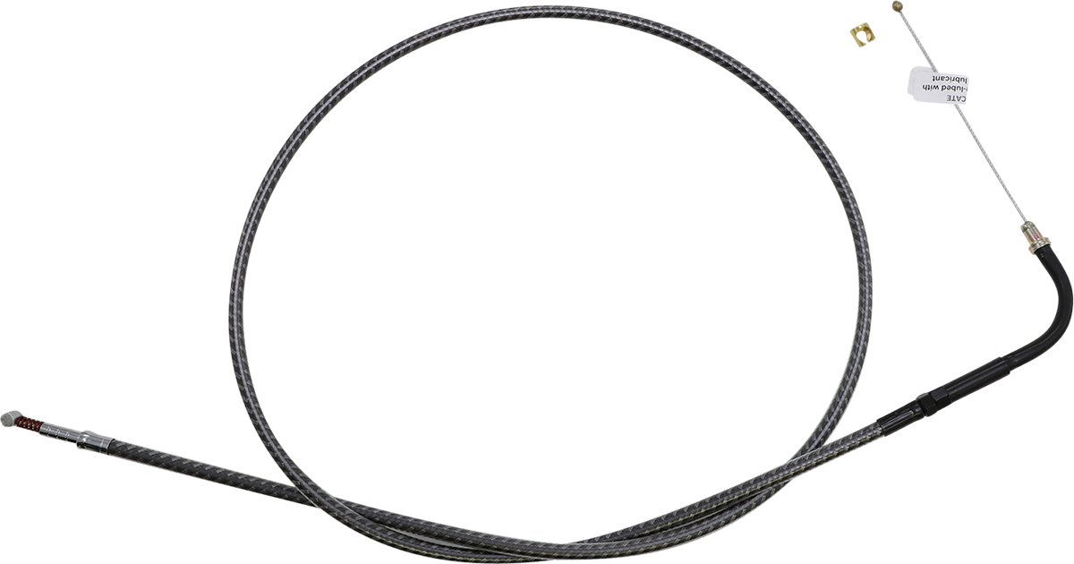 Cable trenzado de ralentí/acelerador KARBONFIBR - Cable de ralentí trenzado KARBONFIBR - 40-1/2"