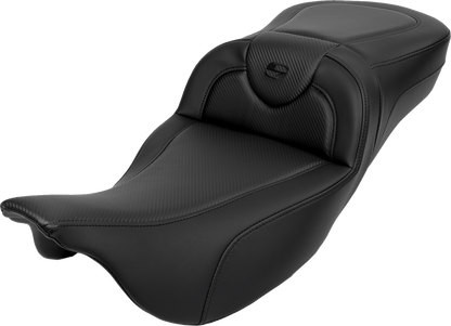 Asiento de fibra de carbono Roadsofa™ - Asiento de alcance extendido Roadsofa™ - Fibra de carbono - Costura negra - Respaldo - FL '08-'24