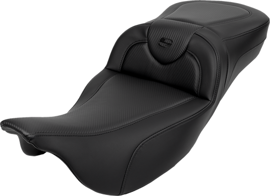 Asiento de fibra de carbono Roadsofa™ - Asiento de alcance extendido Roadsofa™ - Fibra de carbono - Costura negra - Respaldo - FL '08-'24