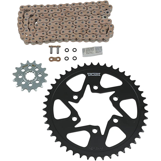 Steel Chain Kit -Gold - Kawasaki - ZX6R