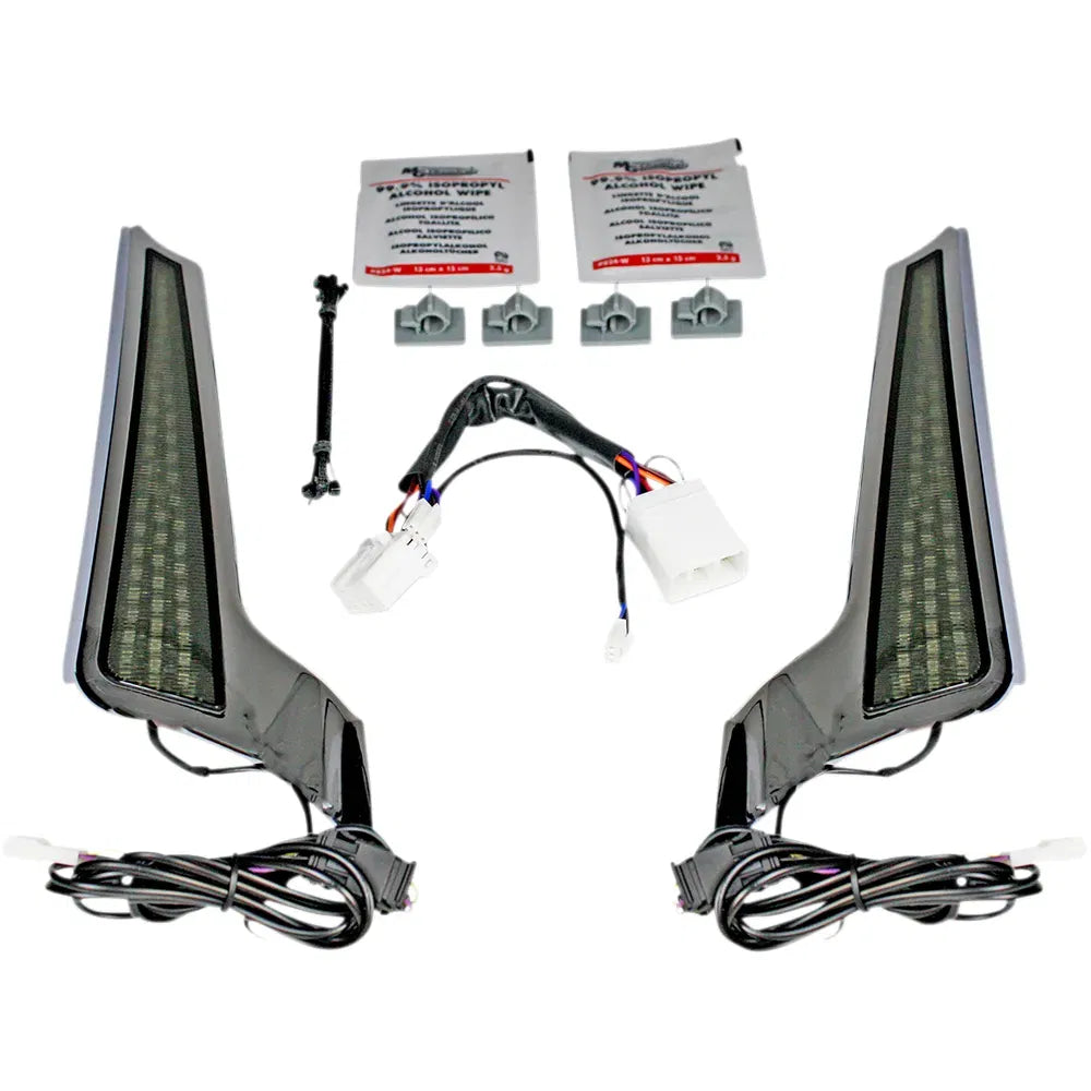 Fascia LED Light Panels - Chrome/Smoke
