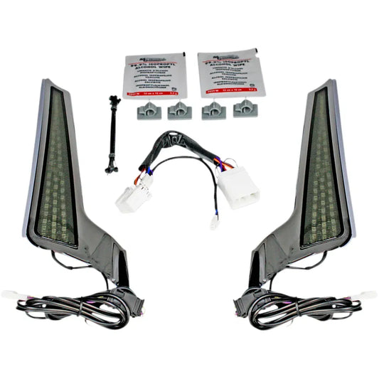 Fascia LED Light Panels - Chrome/Smoke
