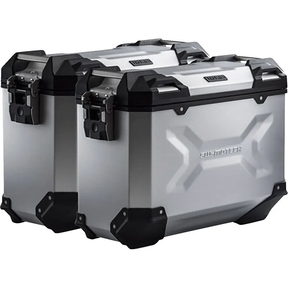 TRAX ADV Aluminum Case System - Silver - Honda CB/CBR/NX 500 '13-'24
