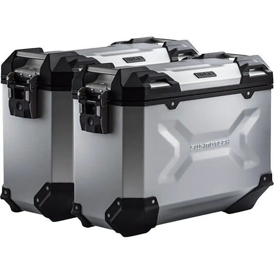 TRAX ADV Aluminum Case System - Silver - Honda CB/CBR/NX 500 '13-'24