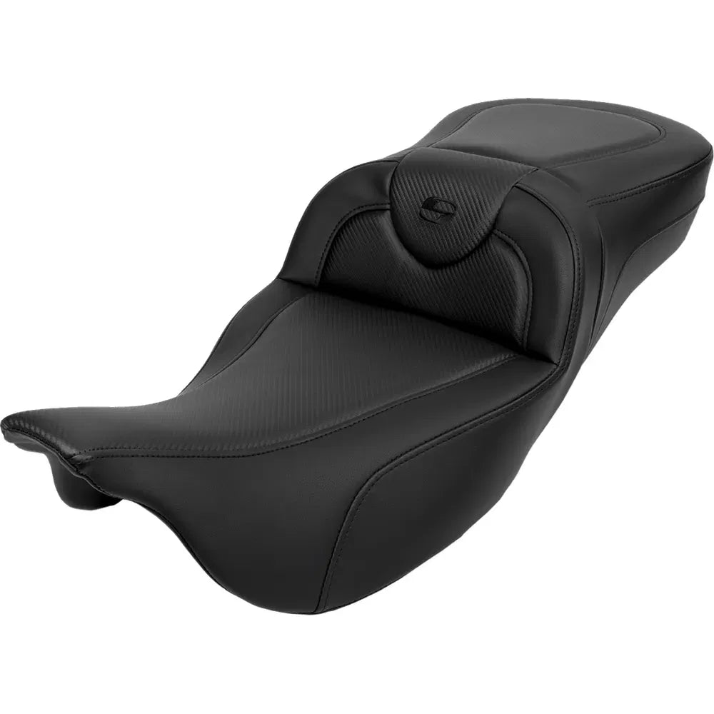 Asiento de fibra de carbono Roadsofa™ - Asiento de alcance extendido Roadsofa™ - Fibra de carbono - Costura negra - Respaldo - FL '08-'24