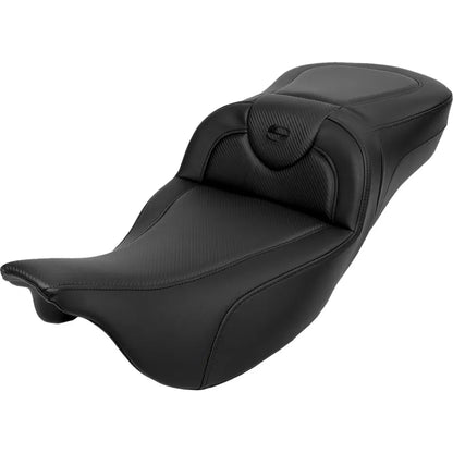 Asiento de fibra de carbono Roadsofa™ - Asiento de alcance extendido Roadsofa™ - Fibra de carbono - Costura negra - Respaldo - FL '08-'24