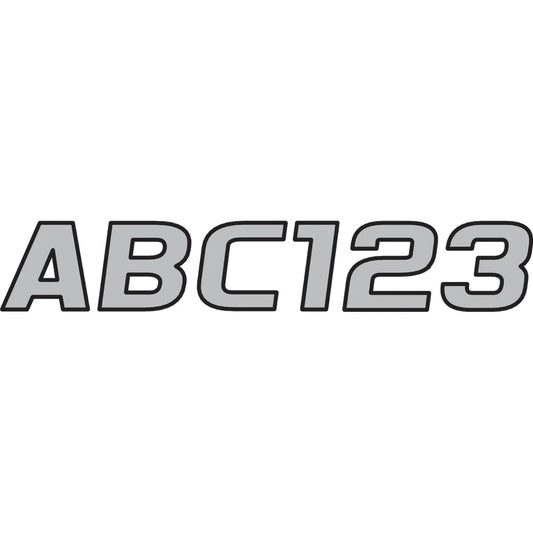 I.D. Sticker Kit - 700 Series - Silver