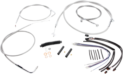 Kit de instalación de manillar XR - Kit de instalación de manillar XR - Perchas para monos de 15"-17" - FLS '11-'14 - Acero inoxidable