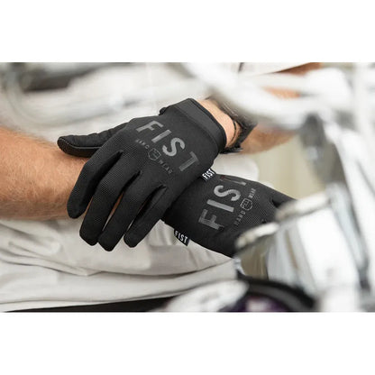 Guantes de carretera de cuero híbrido moto