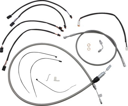 Kit de instalación de manillar XR - Kit de instalación de manillar XR - Colgadores Ape de 15"-17" - Softail '18-'24 - Acero inoxidable/cromo
