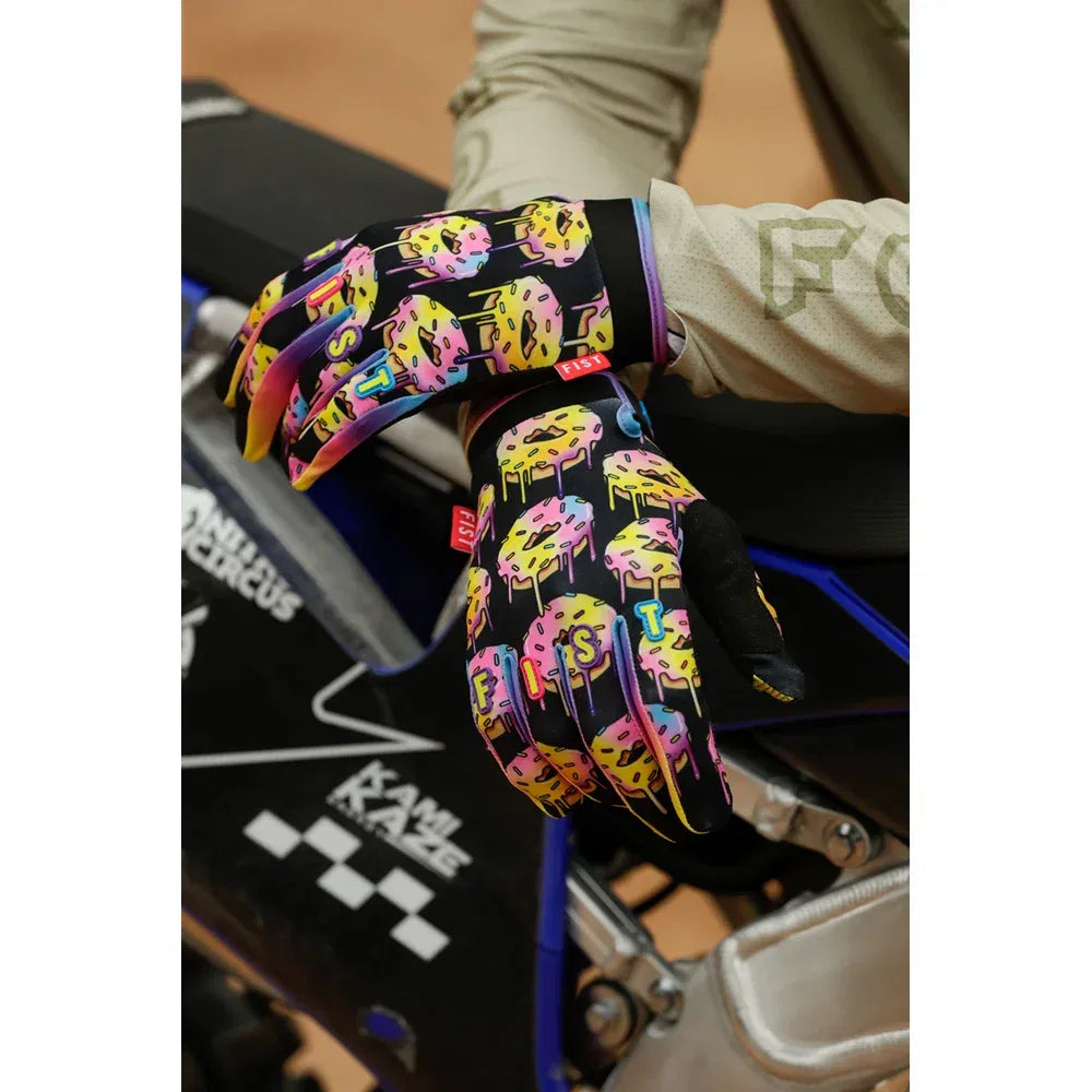 Guantes con tiras caroline buchanan red label sprinkle fades