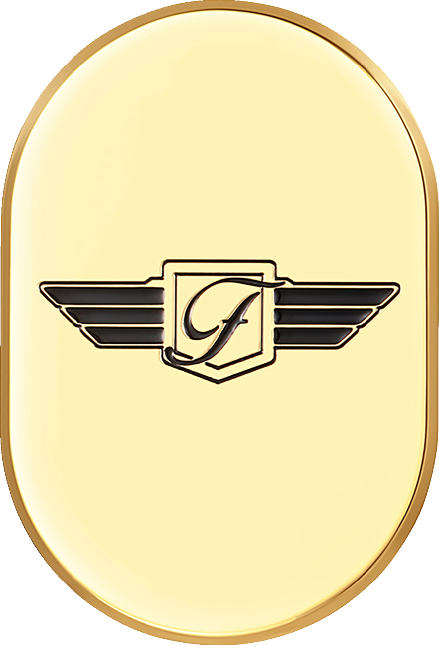 Cubierta de antena - Cubierta de antena - Guardabarros trasero derecho - Logotipo FD - Dorado