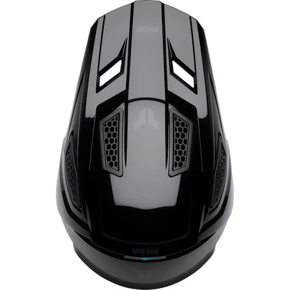 Casco fleet blackout negro brillante