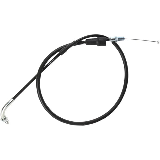 Cable del acelerador de vinilo negro.