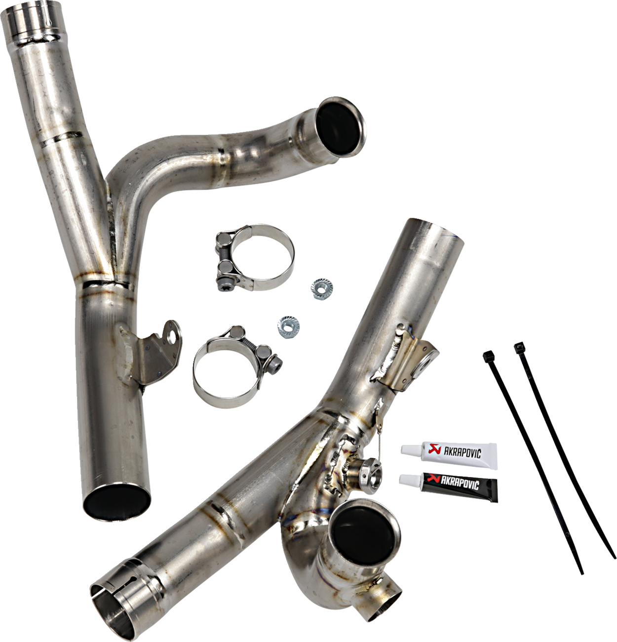 Escape Akrapovic - 4-into-2-into-2 Collector - Titanium