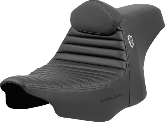 Asiento Pro Series SDC Performance Grip - Asiento Pro Series SDC Performance - Tuck-n-Roll - con respaldo - FLH/FLT '23 -'24