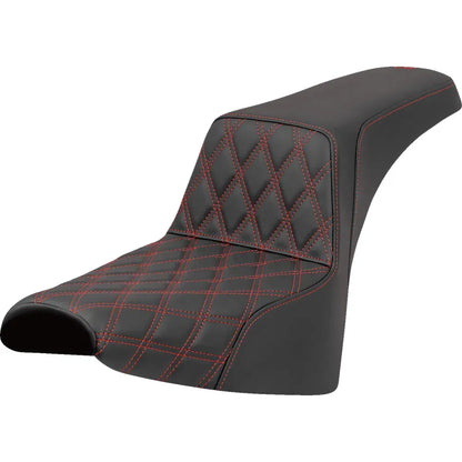 Asiento elevado con costura de celosía - Asiento elevado - Costura de celosía delantera - Costura roja - FXST/FXBB '18-'25