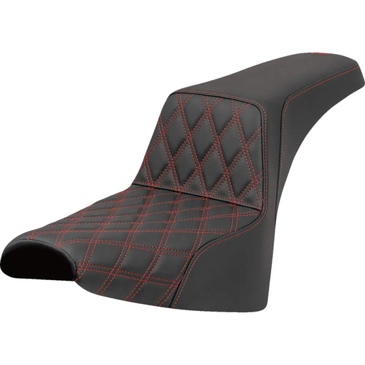 Asiento elevado con costura de celosía - Asiento elevado - Costura de celosía delantera - Costura roja - FXST/FXBB '18-'25