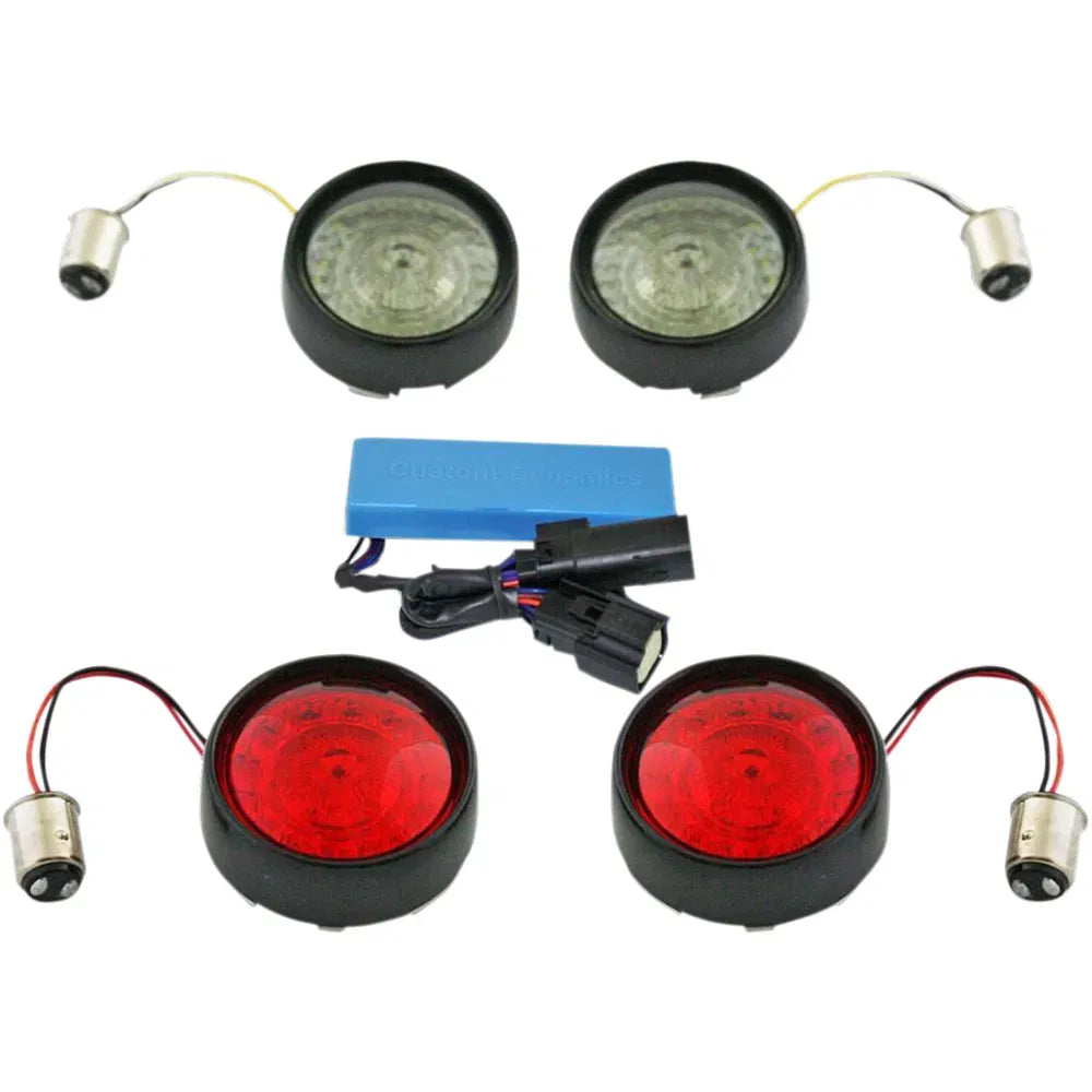 Full Bullet Turn Signal Conversion Kit  - Black