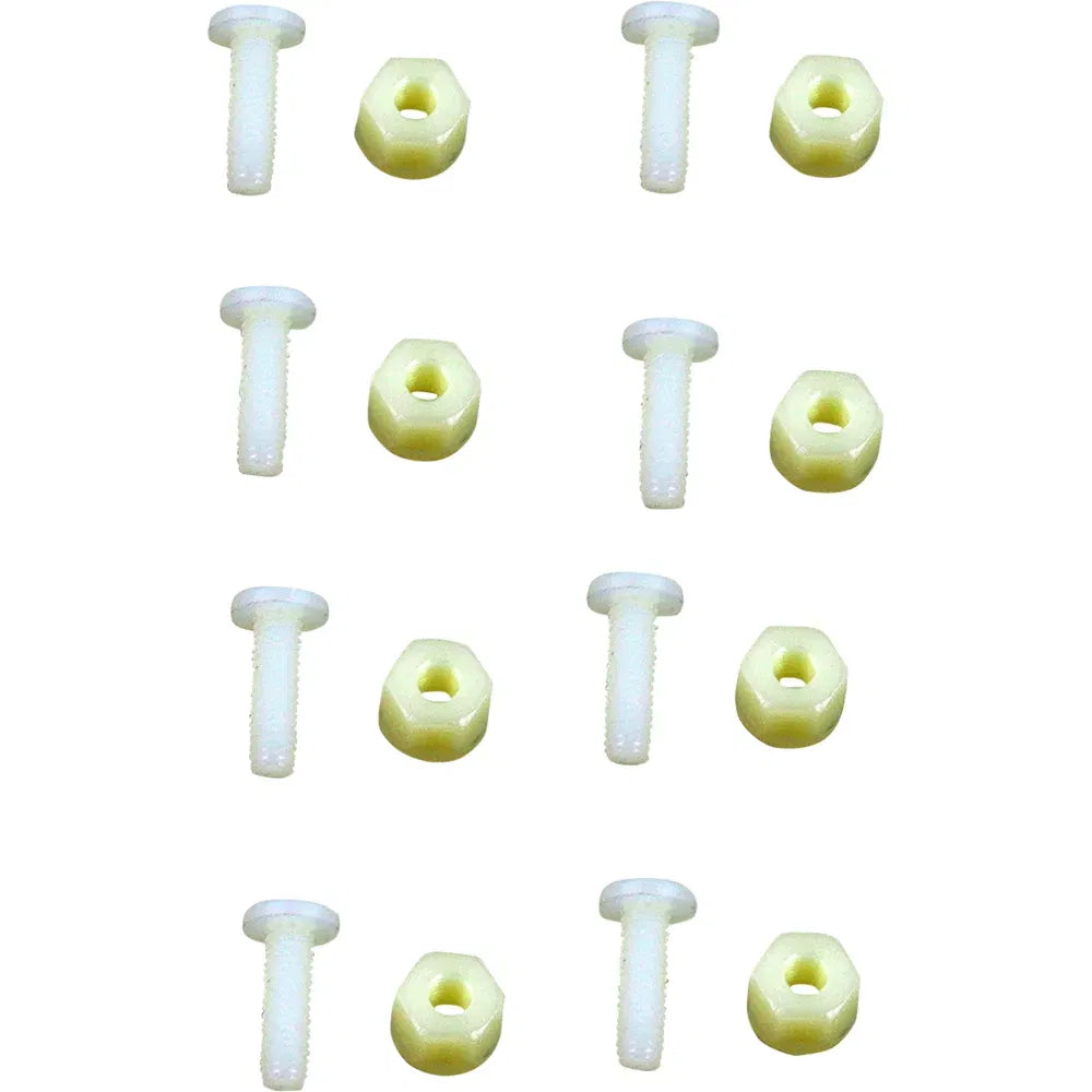Nylon Windscreen Fastener Set - White