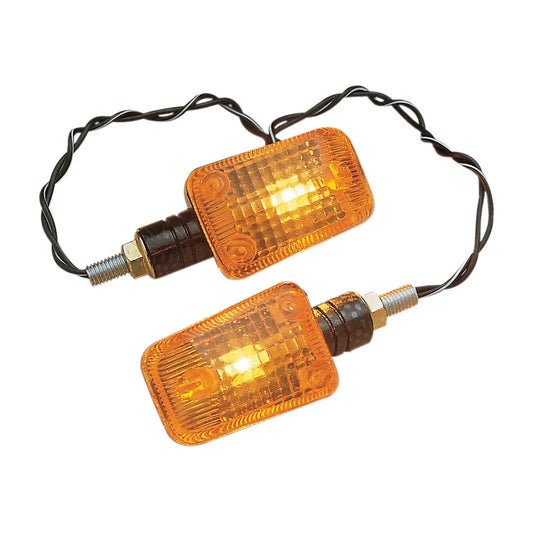 Mini Stalk Marker Lights - Carbon/Amber