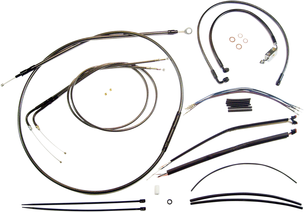 Kit de instalación de manillar de diseño Black Pearl™ - Kit de instalación de manillar de diseño Black Pearl™ - 12"-14" - '12-'17 FXDWG