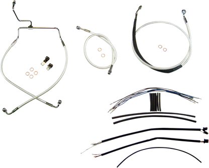 Kit de instalación de manillar de diseñador Sterling Chromite II® - Kit de instalación de manillar de diseñador Sterling Chromite II® - 15"-17" - FLH '14-'15