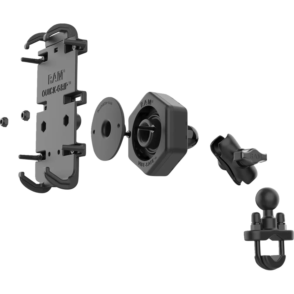 Soporte para teléfono quick grip™ con base con perno en u