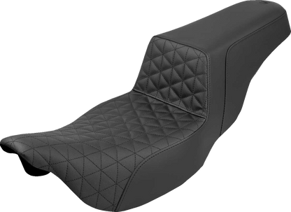 Asiento elevador con triple agarre - Alcance extendido Asiento elevador - Tri-Gripper - Negro - FLH/FLT '08-'24