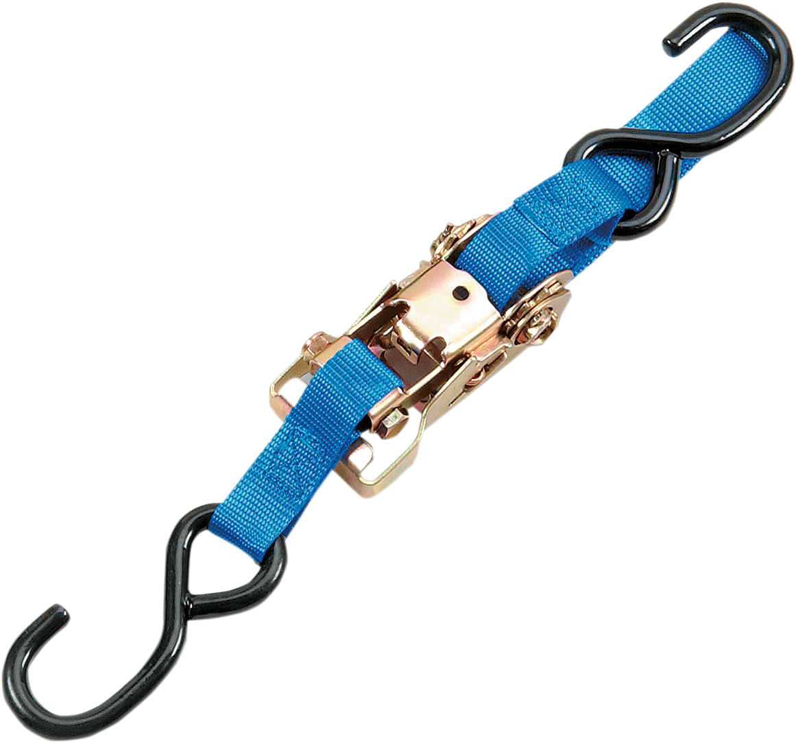Amarre con trinquete de alta resistencia de 1" - Amarre con trinquete de alta resistencia - 1" x 6' - Azul