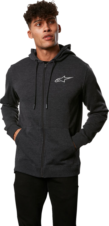 Sudadera con capucha y cremallera en el pecho Ageless
