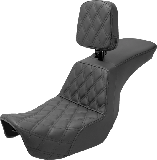 Asiento elevado Tour - Asiento elevado Tour - Respaldo del conductor - Costura de celosía delantera - Dyna '06-'17
