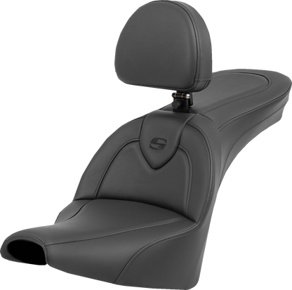 Asiento Saddlemen Roadsofa™ Standard Reach With Black/Black Stitching FXBB/FXST '18-'24