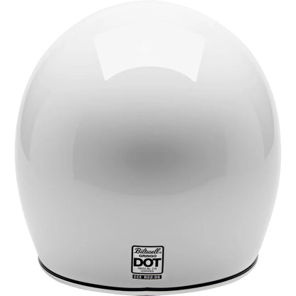 Casco gringo blanco brillo