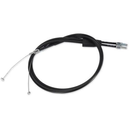 Cable del acelerador de vinilo negro.