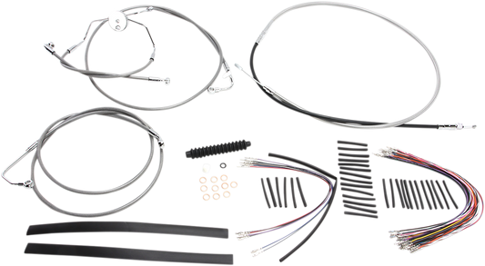 Kit de instalación de manillar XR - Kit de instalación de manillar XR - Colgadores Ape de 15"-17" - FLH '08-'13 - Acero inoxidable