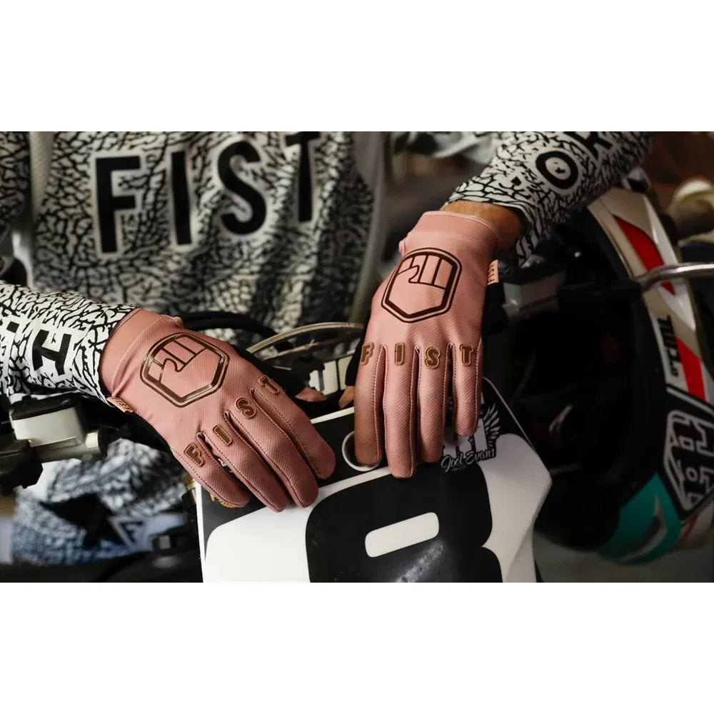 Guantes earth stocker con correas