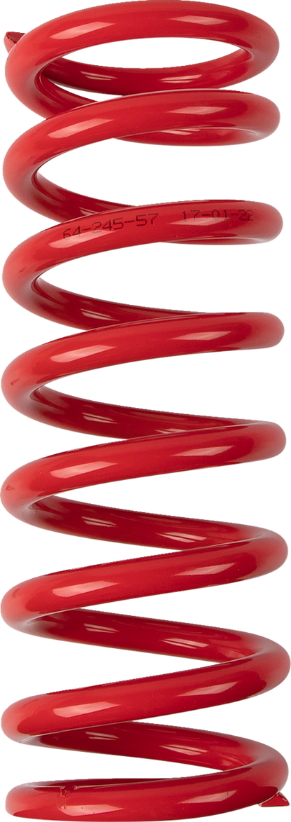 Resorte de choque - Resorte de choque - 64/66 mm OD - 57 n/mm - Rojo