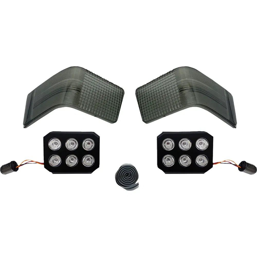 Luces led tour-pak de marcha/freno con lentes