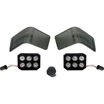 Luces led tour-pak de marcha/freno con lentes