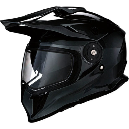 Casco range snow de doble panel negro