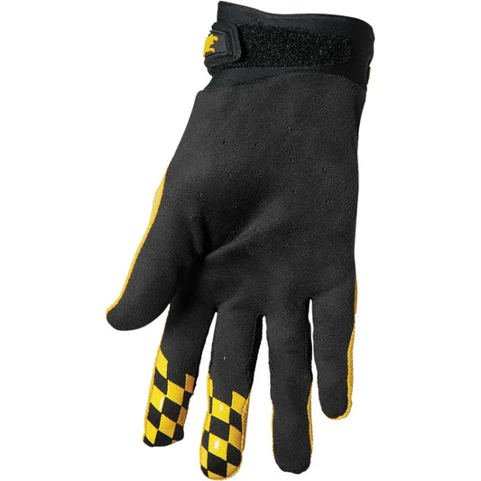 Guantes hallman digit negro/amarillo